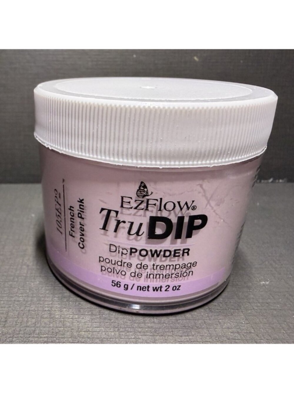 EzFlow TruDip Acrylic Dip Powder – French Cover Pink – 2oz – Discontinued Color